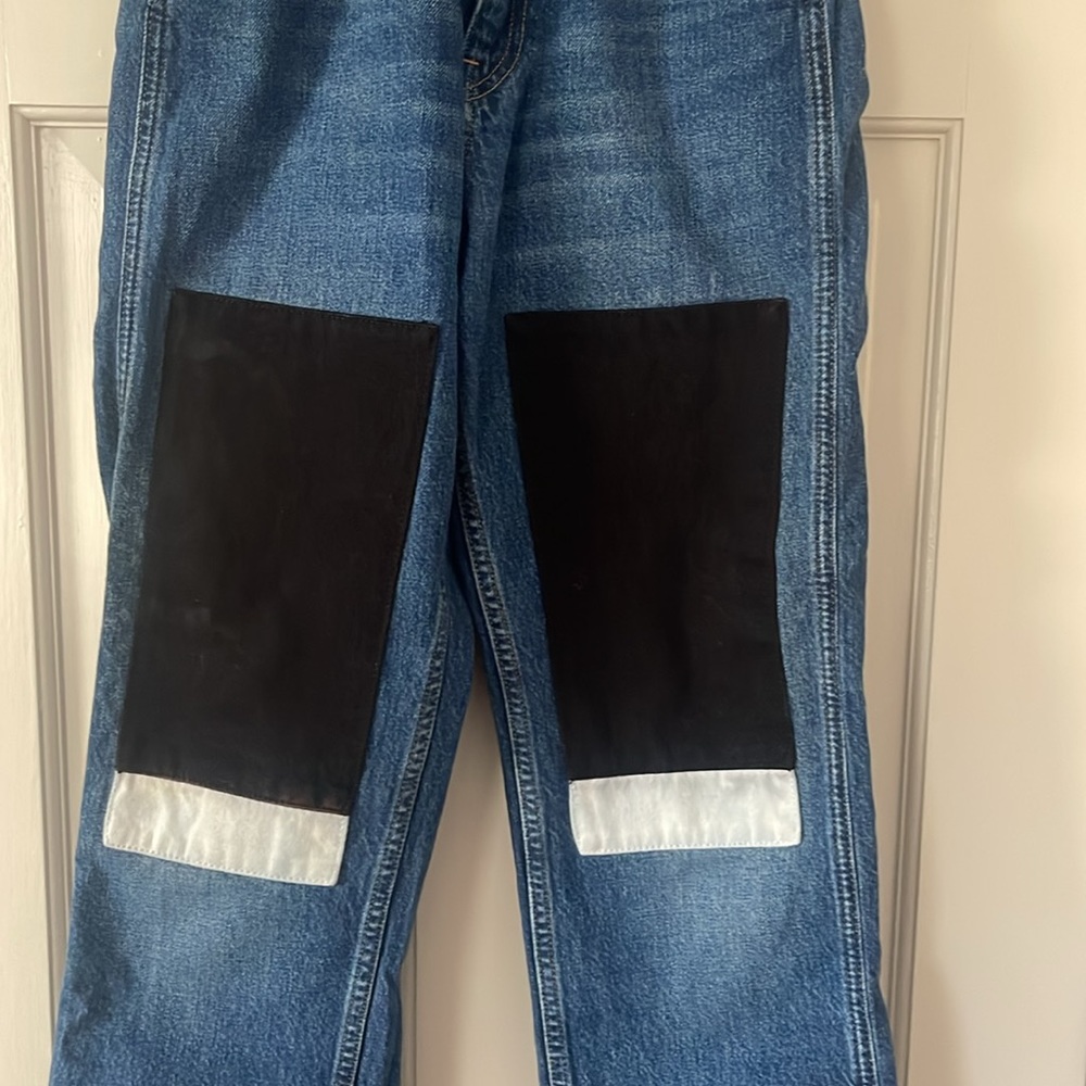 Calvin Klein High Rise Patchwork Jeans Size 25 - Picture 2 of 7